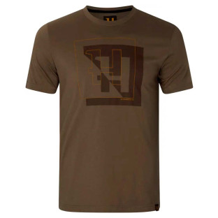 Футболка Harkila H-logo S/S T-Shirt (3XL, Brown) фото