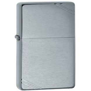Запальничка ZIPPO 230 Brushed Chrome Vintage with Slashes фото