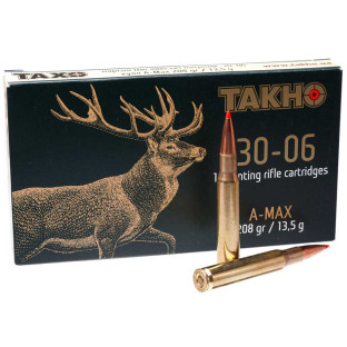 Патрон ТАХО кал. 30-06 куля A-Max, маса 13.5 гр/208 гран фото