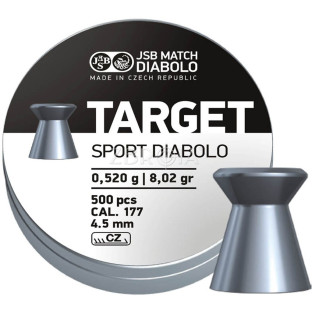 Кульки JSB Diabolo Target Sport (4.5 мм, 0.52 г, 500 шт.) фото