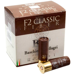 Патрон B&P F2 Classic Fiber кал. 16/67 дріб №4, навіска 29 гр фото