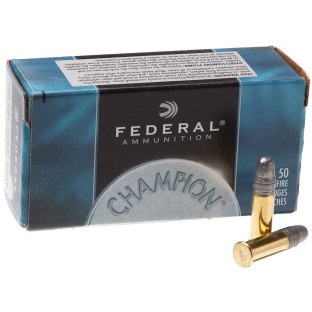 Патрон Federal Champion Target кал. 22 LR куля Solid LRN, маса 2.59 гр/40 гран фото