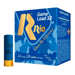 Патрон RIO Game Load-32 кал. 12/70 дробь № 2 (3,45 мм) навеска 32 г фото