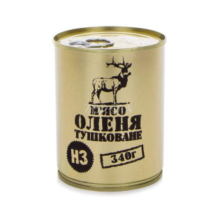 Консервы мясные "Мясо оленя тушеное" фото