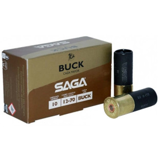 Патрон SAGA Buck 16P (4*4) кал. 12/70 картеч 6.8 мм, навіска 34 гр фото