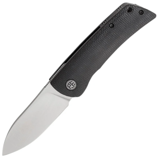 Нож складной Petrified Fish Flavorist Black Micarta, Satin (PFE05SDMS) фото