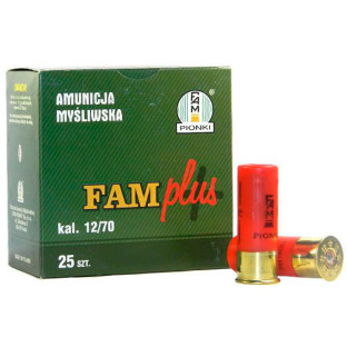 Патрон FAM Plus кал. 12/70 дріб №0 навіска 32 гр фото