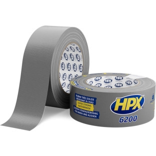 Лента армированная односторонняя HPX6200 48 мм × 25 м, серебристая фото