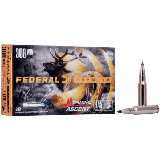 Патрон Federal Premium кал. 308 Win куля Terminal Ascent, маса 11.3 гр/175 гран фото