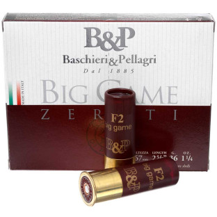Патрон B&P Big Game Zerati кал. 12/67 дріб №3/0, навіска 36 гр фото