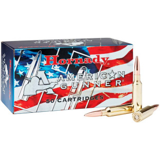 Патрон Hornady American Gunner кал. 6,5 Creedmoor куля BTHP, маса 9.07 гр/140 гран (уп. 50 шт) фото