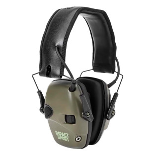 Стрілецькі навушники Howard Leight Impact Sport Earmuff Olive активні фото