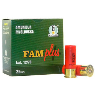 Патрон FAM Plus кал. 12/70 дріб №3 навіска 32 гр фото