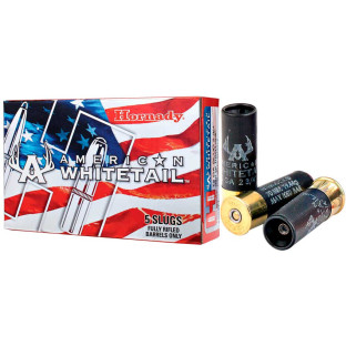 Патрон Hornady American Whitetail кал. 12/76 пуля InterLock, масса 21.06 гр/325 гран фото