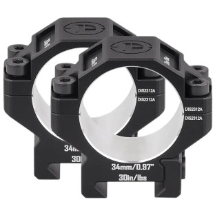 Кольца Discovery 6061 Scope Mount Rings (34 мм) Low на Weaver/Picatinny фото