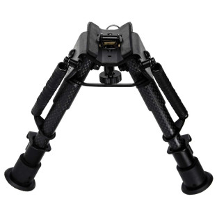 Сошки Vector Optics Carbon Fiber Bipod на антабку (высота 15.2 - 22.9 см) с переходником на Weaver/Picatinny фото