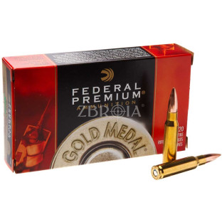 Патрон Federal Gold Medal кал. 308 Win куля Sierra MatchKing BTHP, маса 10.88 гр/168 гран фото
