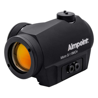 Коллиматорный прицел Aimpoint Micro S-1 6MOA на вентилируемую планку фото
