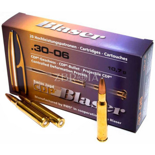 Патрон Blaser кал. 30-06 пуля CDP, масса 10.7 гр/165 гран фото