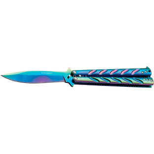 Нож Boker Magnum Balisong Rainbow фото