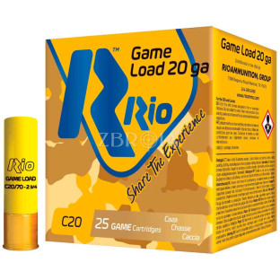 Патрон RIO Game Load C20 NEW кал. 20/70 дріб №1, навіска 28 гр фото