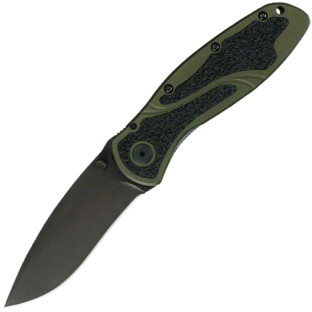 Нож складной Kershaw Blur Black Blade Olive фото