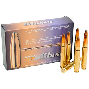 Патрон Blaser кал. 308 Win пуля CDP, масса 10.7 гр/165 гран фото