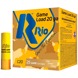 Патрон RIO Game Load C20 NEW кал. 20/70 дробь №5, навеска 28 гр фото