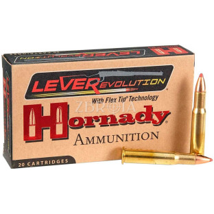 Патрон Hornady LEVERevolution  кал. 30-30 Win куля FTX, маса 10.36 гр/160 гран фото