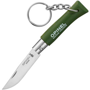 Нож Opinel Keychain №4 Inox зеленый фото