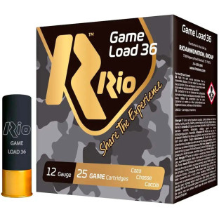 Патрон RIO Game Load-36 NEW кал. 12/70 дріб №2, навіска 36 гр фото