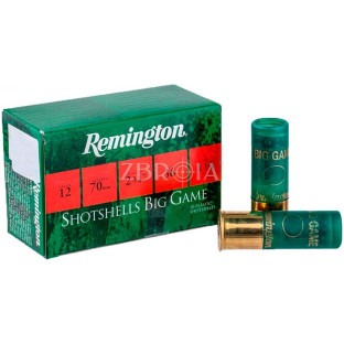 Патрон Remington Big Game кал. 12/70 картечь №7/0 (6.2 мм), навеска 36 гр фото