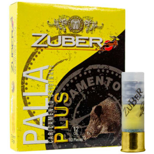 Пулевой патрон Zuber Slug Plus кал. 12/70 масса 27 гр фото