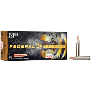 Патрон Federal Vital-Shok кал. 223 Rem куля Barnes TSX, маса 3.6 гр/55 гран фото