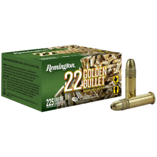 Патрон Remington Golden Bullet High Velocity кал .22 LR куля HP, маса 2.3 г/36 гран фото