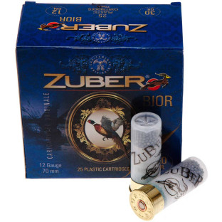 Патрон Zuber Bior кал. 12/70 дріб №9, навіска 30 гр фото