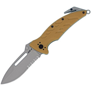 Нож Ontario XR-1 Rescue Folder Desert Tan (8762) фото