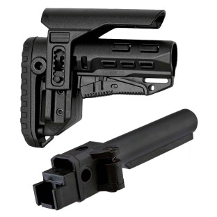 Складной приклад DLG TBS Compact PCP для АК-47/74/АКМ (с регулируемой щекой) фото