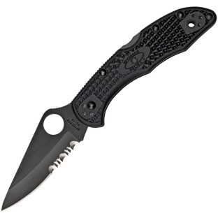 Ніж Spyderco Delica 4 Black Blade (C11PSBBK) фото