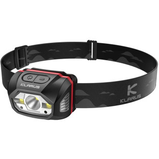 Налобный фонарь Klarus HM1 440 лм/1800 mAh. Black фото