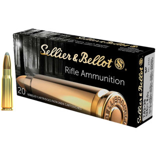 Патрон Sellier & Bellot кал. 7,62x39 куля SP, маса 8 гр/124 гран фото