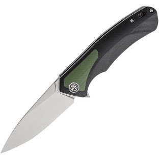 Нож Petrified Fish Pub Black/Green G10, Stonewashed (PF838GRW) фото